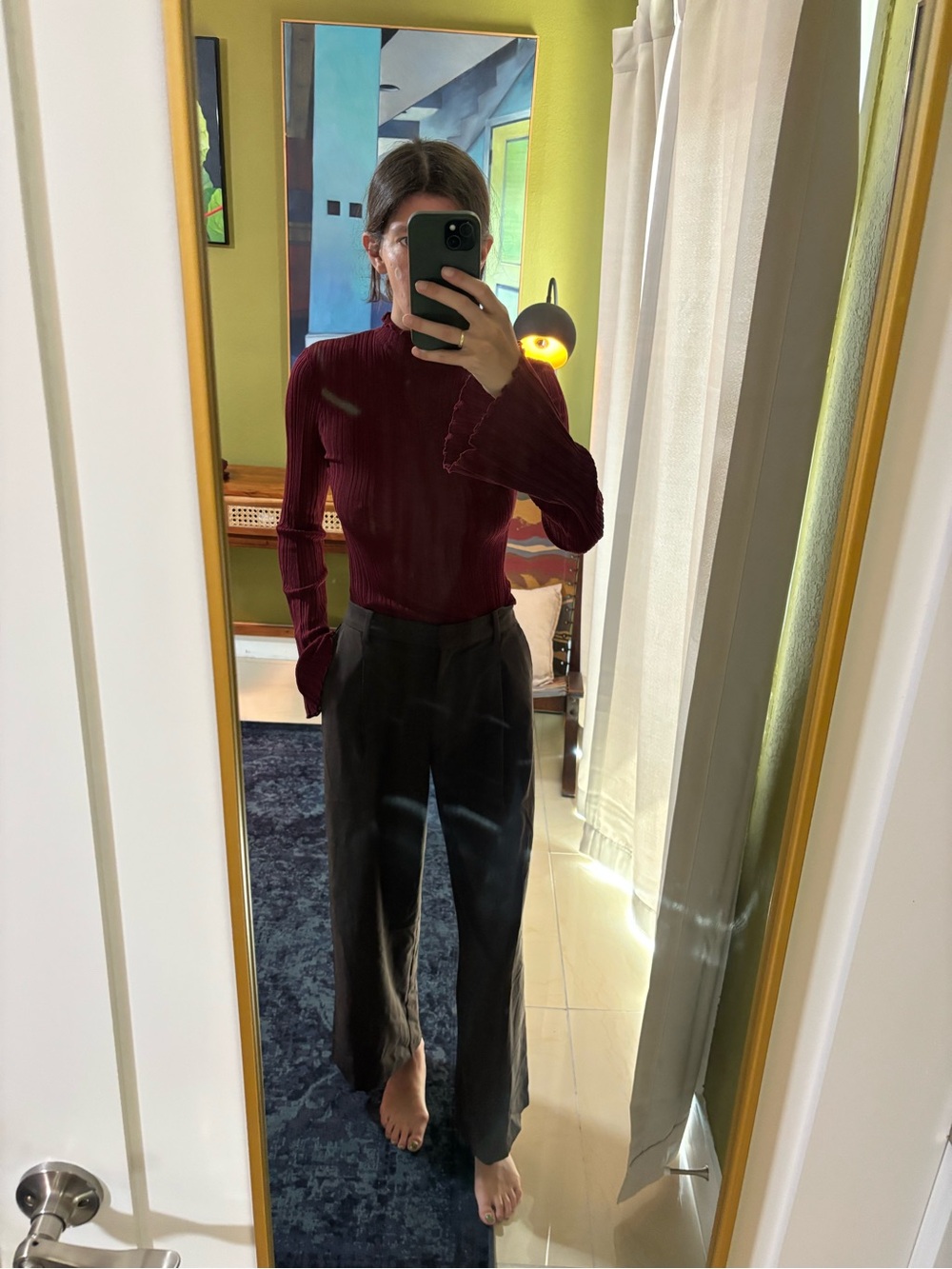 H&M Maroon top